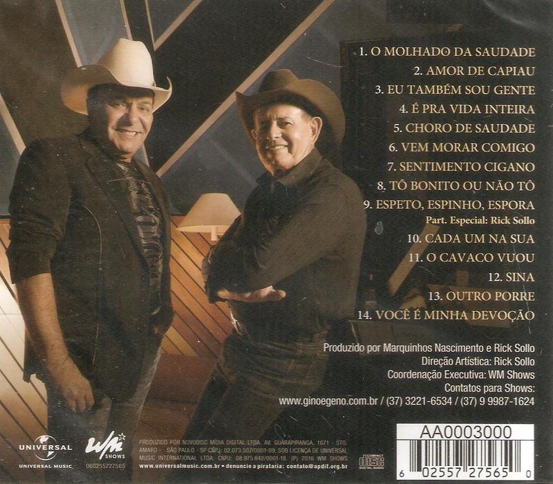 Cd Gino & Geno - Tô Bonito Ou Não Tô - UNIVERSAL MUSIC - Música